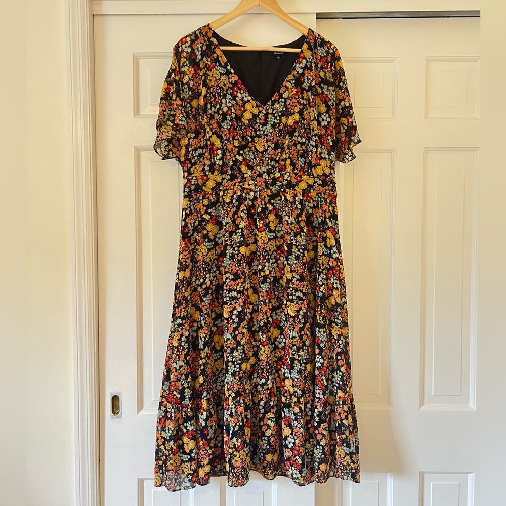 Madewell Midi Floral Dress